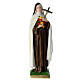 Statue Heilige Teresa, Gips 60 cm s1