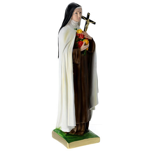 Saint Theresa statue in plaster, 30 cm 3