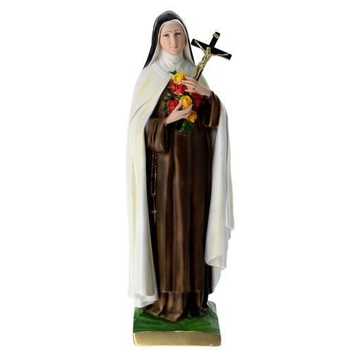 Statue Sainte Theresa plâtre 60 cm 1