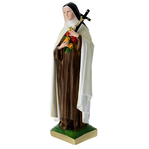 Statue Sainte Theresa plâtre 60 cm 4