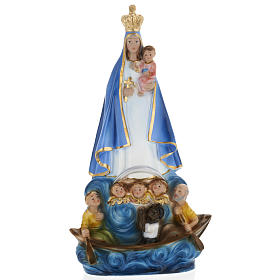 Our Lady of Cobre statue in plaster, 30 cm