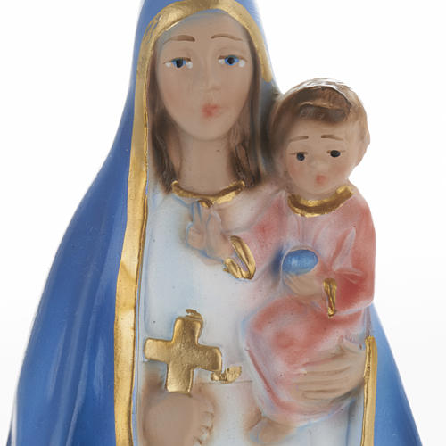 Our Lady of Cobre statue in plaster, 30 cm 4