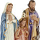 Statua Sacra Famiglia 30 cm gesso madreperlato s2