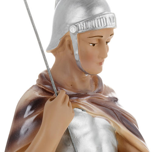 Saint George statue in plaster, 30 cm 3