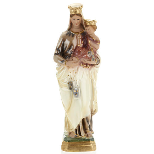 Our Lady of Mt Carmel statue in plaster, 30 cm 1