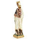 Our Lady of Mt Carmel statue in plaster, 30 cm s3