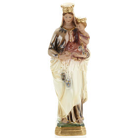 Statua Madonna del Carmine 30 cm gesso
