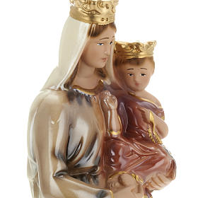 Statua Madonna del Carmine 30 cm gesso