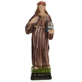 Saint Rosalia statue in plaster, 30 cm