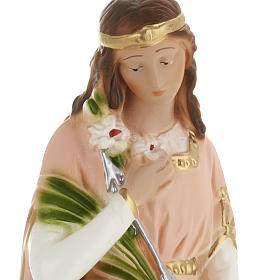 Statue Heilige Philomena, Gips 30 cm