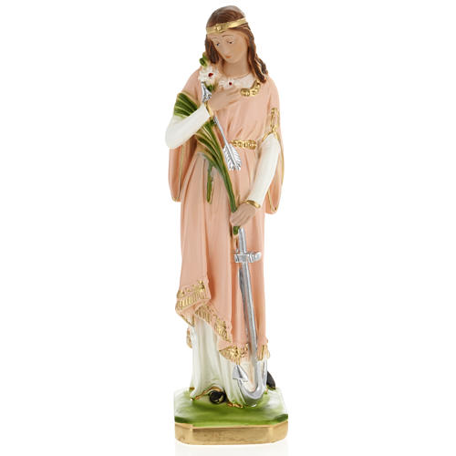 Statue Heilige Philomena, Gips 30 cm 1