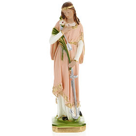 Saint Philomena statue in plaster, 30 cm