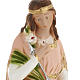 Saint Philomena statue in plaster, 30 cm s2