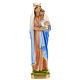 Statua Madonna con bambino 30 cm gesso s1