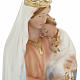 Statua Madonna con bambino 30 cm gesso s2