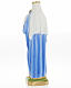 Statua Madonna con bambino 30 cm gesso s4
