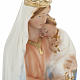 Blessed Mary with baby Jesus statue in plaster, 30 cm s2
