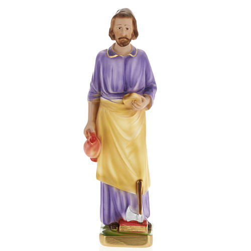 Saint Joseph the worker statue in plaster, 30 cm 1