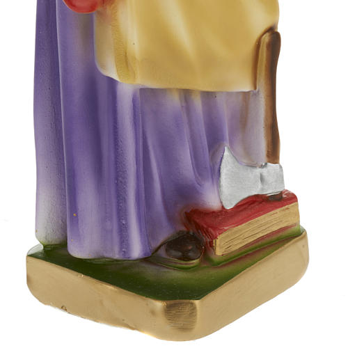 Saint Joseph the worker statue in plaster, 30 cm 3