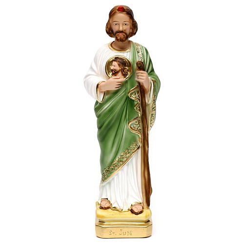 Saint Jude statue in plaster, 30 cm 1