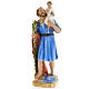 Statue Heiliger Christophorus, Gips 30 cm s1