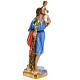 Statue Heiliger Christophorus, Gips 30 cm s3