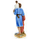 Statue Heiliger Christophorus, Gips 30 cm s4