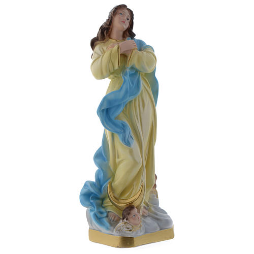 Heiligenfigur, Maria Immaculata von Murillo, Gips 30 cm 4
