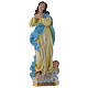 Heiligenfigur, Maria Immaculata von Murillo, Gips 30 cm s1