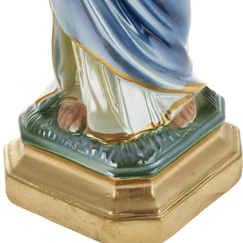 Sacred Heart of Mary statue in plaster, 30 cm 3