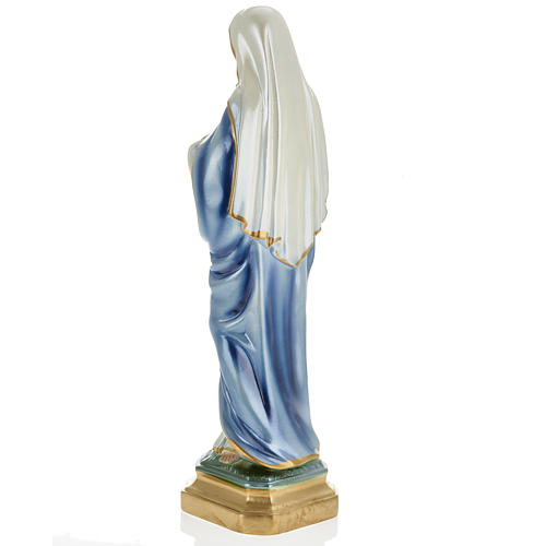 Sacred Heart of Mary statue in plaster, 30 cm 4