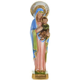 Estatua Virgen del Perpetuo Socorro 30 cm. yeso