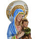 Statua Madonna Perpetuo Soccorso 30 cm gesso s2
