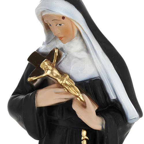 Saint Rita statue in plaster, 30 cm 2