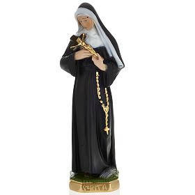 Saint Rita statue in plaster, 30 cm