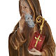 Statue Heiliger Benedikt, Gips 30 cm s2