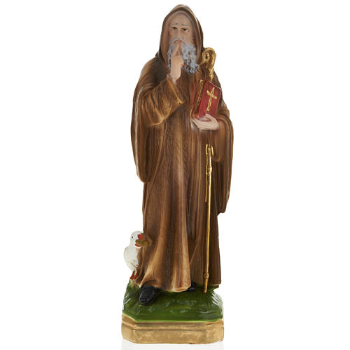 Saint Benedict statue in plaster, 30 cm 1