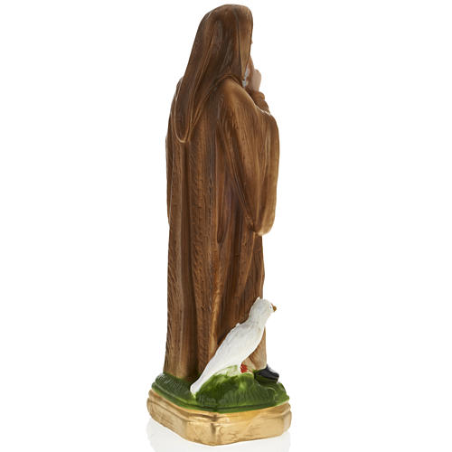 Saint Benedict statue in plaster, 30 cm 4