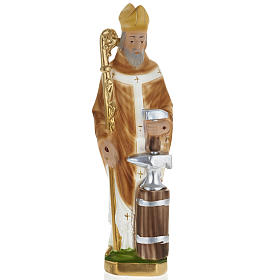 Statue Heiliger Eligius, Gips 30 cm