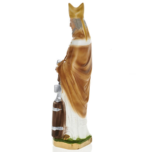 Estatua San Eloy de Noyon 30 cm. yeso 4