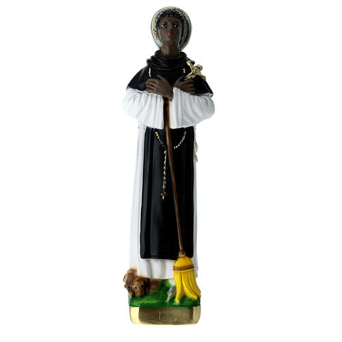 Figurka Święty Marcin de Porres 30 cm gips 1