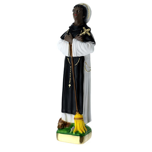 Figurka Święty Marcin de Porres 30 cm gips 3