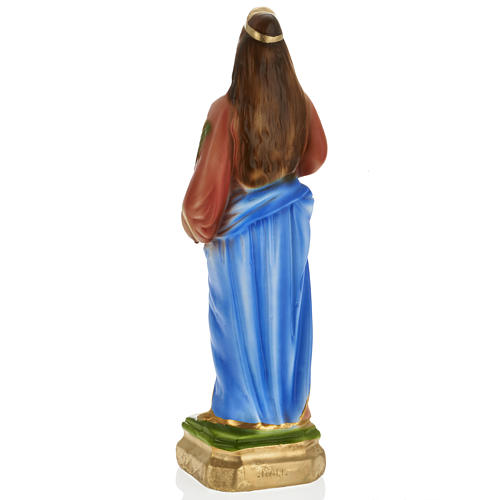Statue Sainte Lucie plâtre 30 cm 3