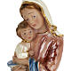 Virgin Mary and baby Jesus statue in plaster, 30 cm s2