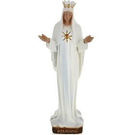 Our Lady of Beauraing statue in plaster, 30 cm