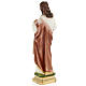 Holy heart of Jesus statue in plaster, 30 cm s3