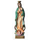 Statue Madonna von Guadalupe perlmutterfarbener Gips 30 cm s4