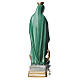 Statue Madonna von Guadalupe perlmutterfarbener Gips 30 cm s6