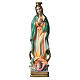 Statue Madonna von Guadalupe perlmutterfarbener Gips 30 cm s1