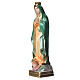 Statue Madonna von Guadalupe perlmutterfarbener Gips 30 cm s2